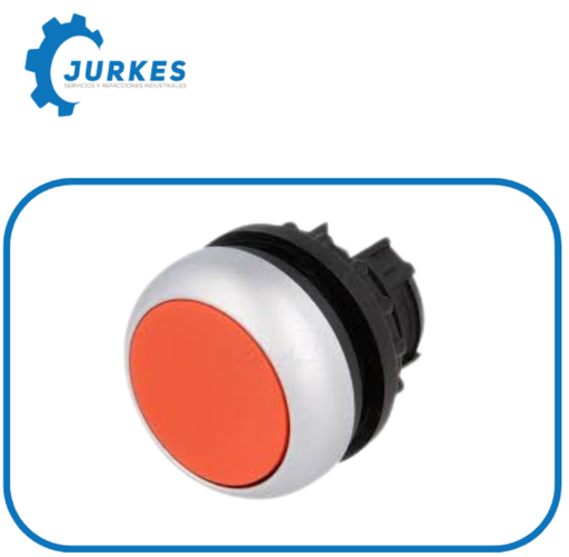  M22-D-R- Cabeza Pulsador Rojo Rasante
