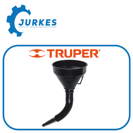 11207 - Embudo Plastico Cuello Flexible 500Ml TRUPER