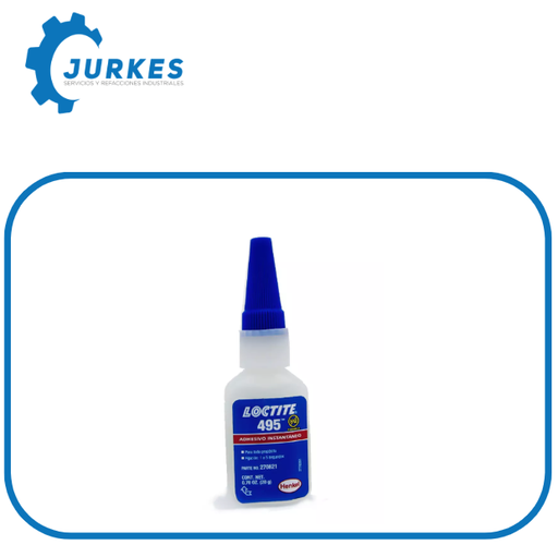 270821 - Adhesivo Instantaneo Uso Industrial Viscosidad Cp 40 20 Gr (0.70 Oz) (Super Bonder) (495-03) LOCTITE