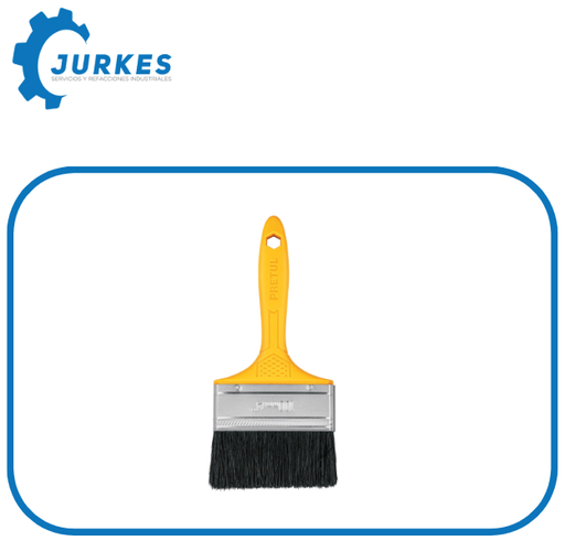 21529 - Brocha uso general de 4" con mango de plástico PRETUL