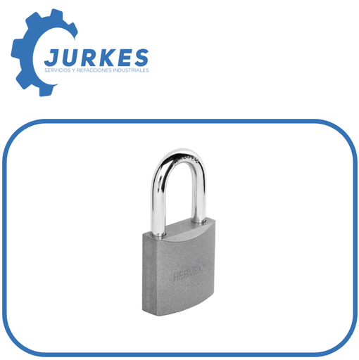 43793 - Candado De Hierro 32 MM Gancho Largo En Caja