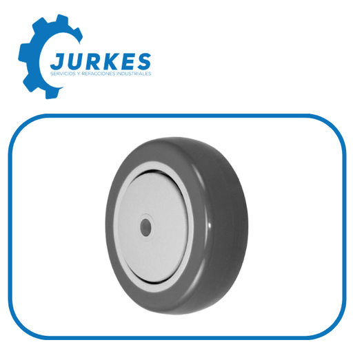 R3PSHPR - Rueda 3" Poliuretano Gris
