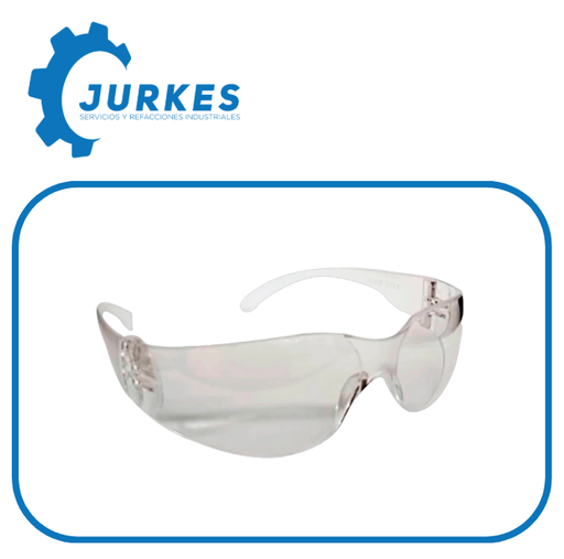 LL01C - Lentes De Seguridad Anti-Impacto Y Anti-Ralladuras Claro Sin Espejo 100% Policarbonato LICA