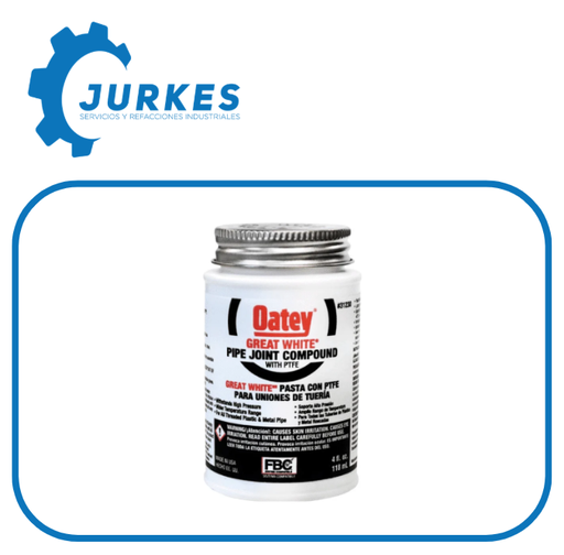 31230 - Sellador De Rosca C/Ptfe Alta Temp. 118 Ml OATEY