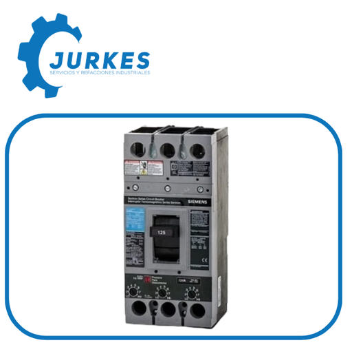 0770291 - MX:FXD63B175L Interruptor Termomagnético FXD 3P 175A Con Zapatas Integradas SIEMENS