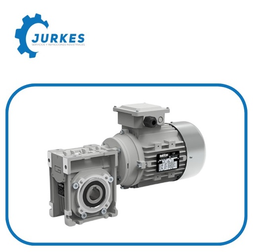 Motorreductor TRANSTECNO Aluminio A 90 Grados 3/4 HP 1750Rpm, 230/460V, 60Hz, 3P, IEC 80B14. Rel-30:1, 58 Rpm, Torque Nm-250, F.S.2