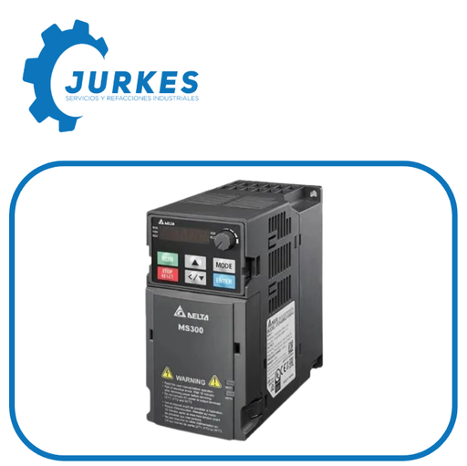 VFD4A2MS43ANSAA - VARIADOR DE VELOCIDAD MS300 DE 1.5KW-2HP, 4.2A, 380-480VAC TRIFÁSICO- DELTA