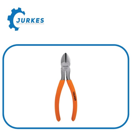 17312 - Pinza De Corte Diagonal 6" Mango De PVC, TRUPER