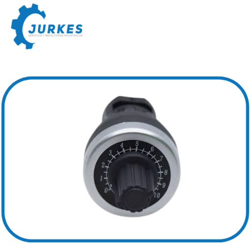 TP-P22-5K Potenciometro 22mm 5k Ohms Con Dial Lineal Encapsulado