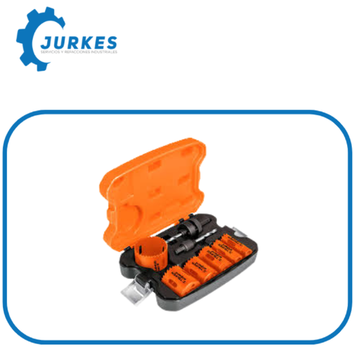 15405 KITB-6 Juego De 6 Brocasierras Bimetalicas Y 2 Mandriles