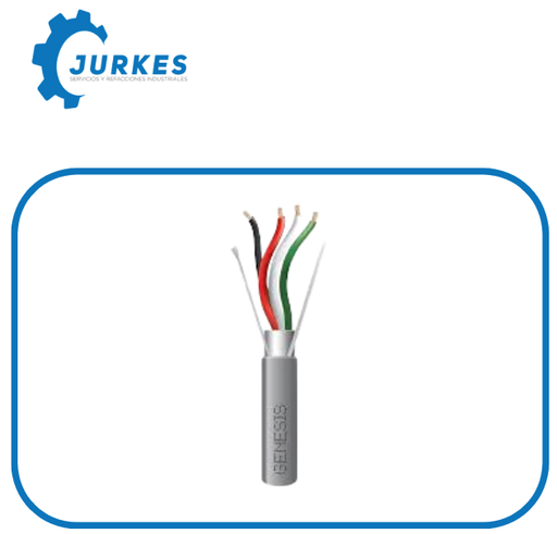 1240595 - CM MT. Cable Seguridad 4 X 16 AWG CU CMR SHLD GRIS