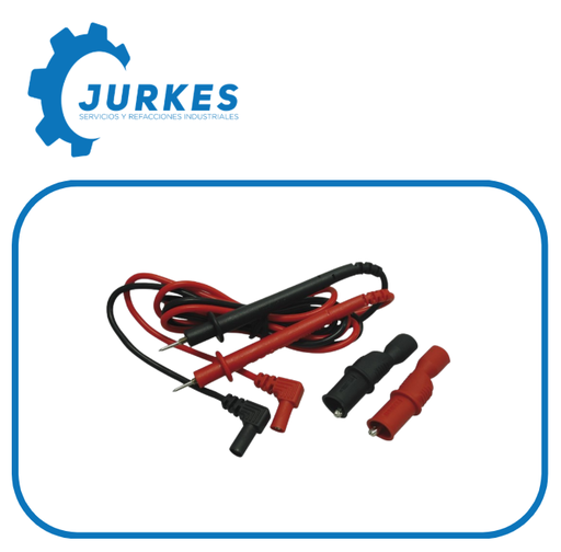 URR-UD71TLAC - Juego De Probadores De Corriente Automotriz Puntas De Prueba Y Caimanes De Silicón URREA