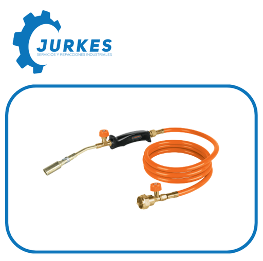 101970 - Soplete De Acero, Con Manguera De 2 M, Rosca 1/2" TRUPER