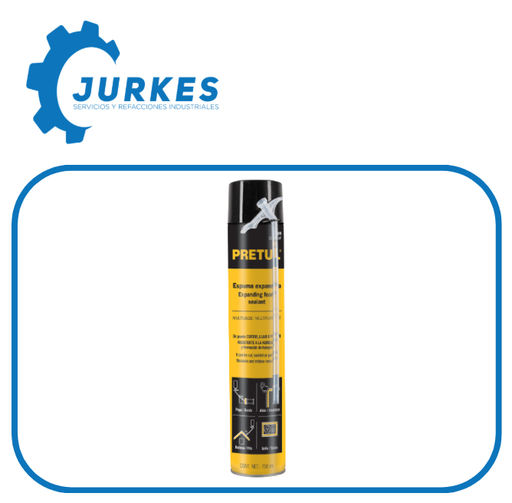 27009 - Espuma Expansiva De Poliuretano, 750 Ml PRETUL