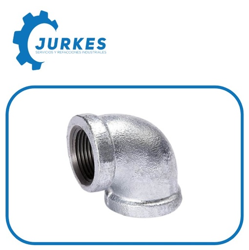 47559 - Codo 90° Acero Galvanizado De 1" FOSET