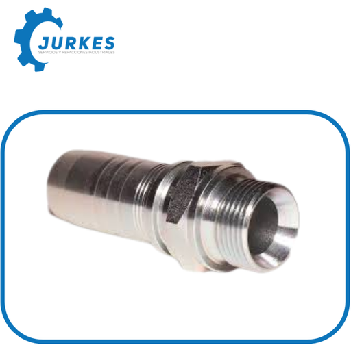 M10510-04-04 - Macho Bsp (Bspp) Cuerda Recta