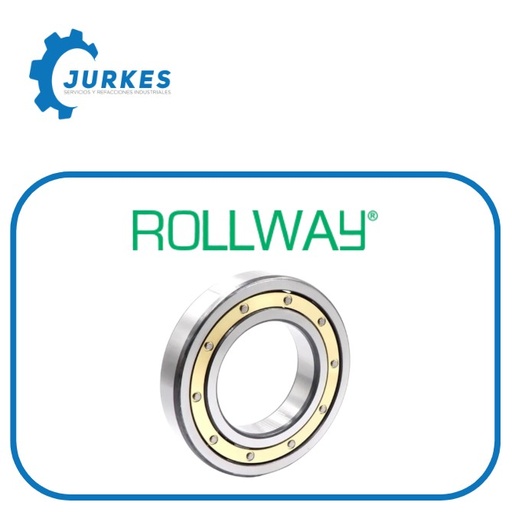 7304-B- Rodamiento De Una Hilera De Bolas De Contacto Angular ROLLWAY 