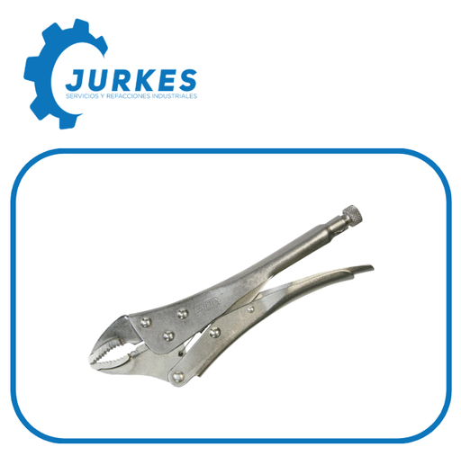 142028 - Pinza De Presion Quijada Curva 7" Corta Alambre FOY