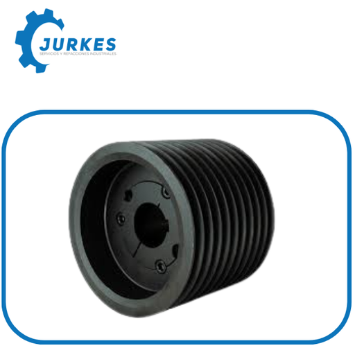 8C70FECB- Polea De Fabricacion Especial Con Buje Cal a 2" 3/8 