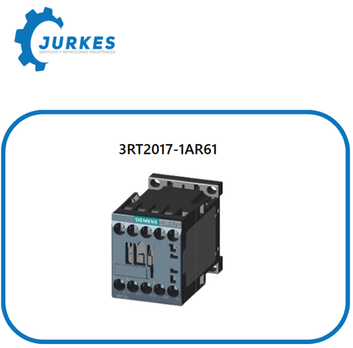 0774375-3RT20171AR61  Contactor Tripolar Sirius 440VCA S00 1NA Terminal Tornillo