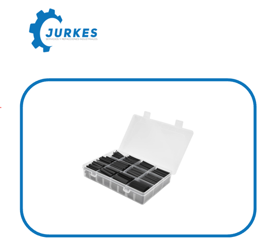FTVOGUE - Kit de Tubos Termorretráctiles, Juego de Tubos Termorretráctiles Aislados, 650 Piezas, 8 Tamaños de 1 Mm a 10 Mm con Revestimiento Retardante de Llama para Reparación de Cables, Electrónica,