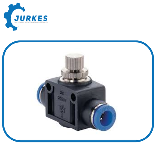 SCF-6M- Union Recta Control Velocidad 6MM